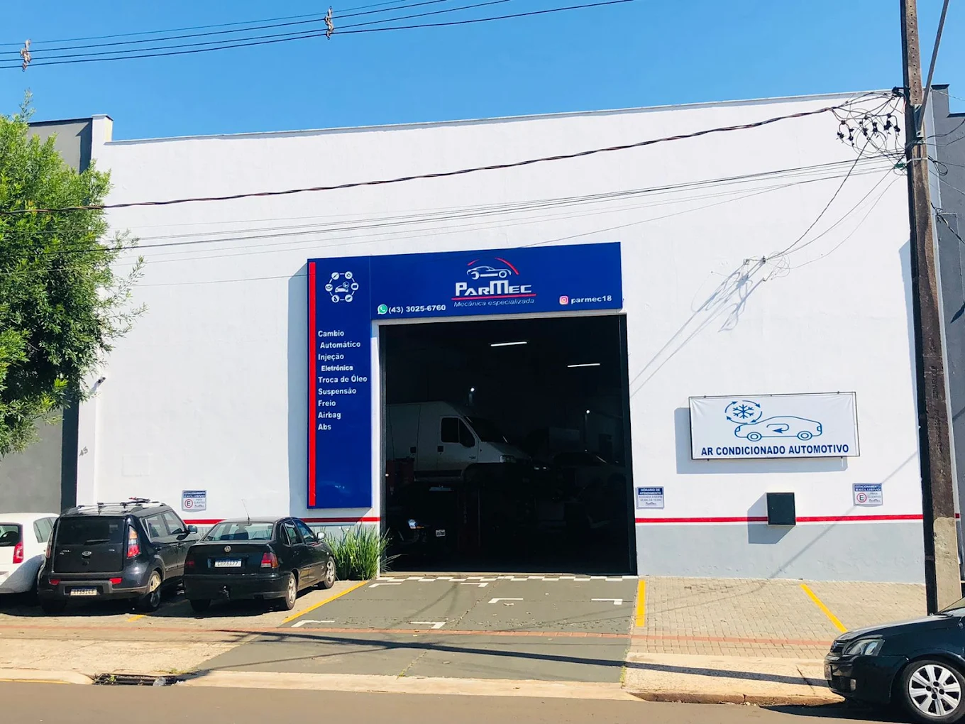 Fachada da Parmec Mecânica